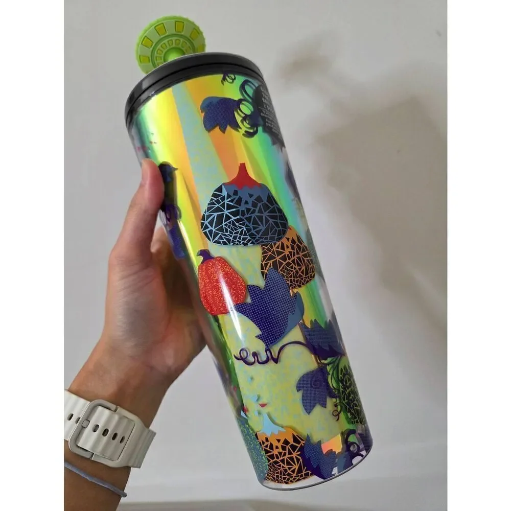 Starbucks Halloween 2024 UFO Pumpkin 24 Oz Glow In The Dark UNRELEASED NEW